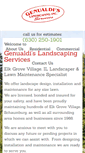 Mobile Screenshot of genualdislandscaping.com